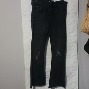 Rag and bone 10 inch capri flare jeans